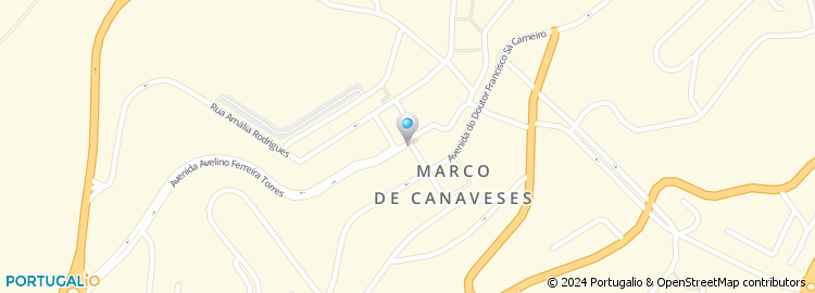 Mapa de Rua Manuel Teixeira