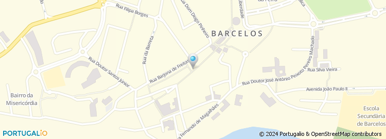 Mapa de Rua Dom António Barroso