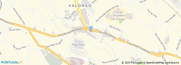 Mapa de Beauty Stores, Valongo