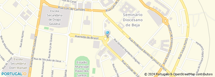 Mapa de Praça António Raposo Tavares