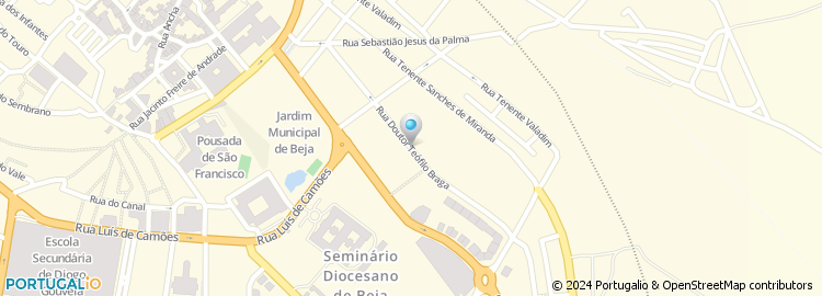 Mapa de Rua Doutor Teófilo Braga