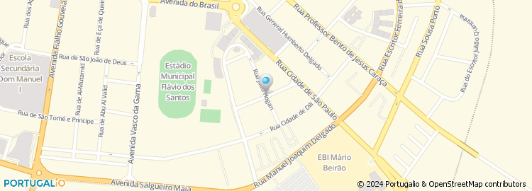 Mapa de Rua Professor Janeiro Acabado