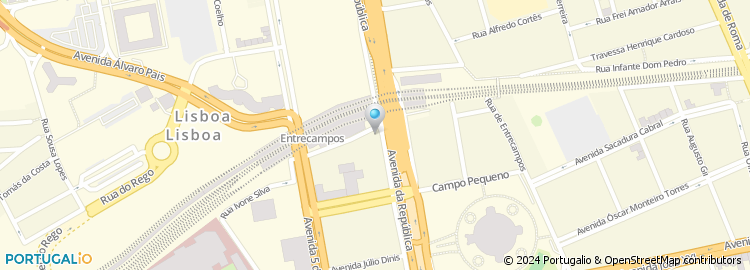 Mapa de BES, Banco Espírito Santo, Avenida da República II, Lisboa