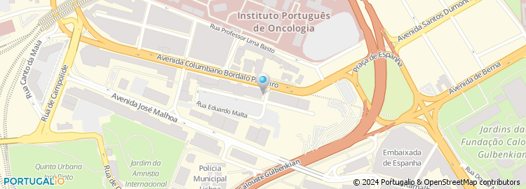 Mapa de BES, Banco Espírito Santo, Columbano, Lisboa