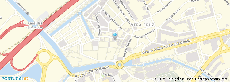 Mapa de Bike Zone, Aveiro