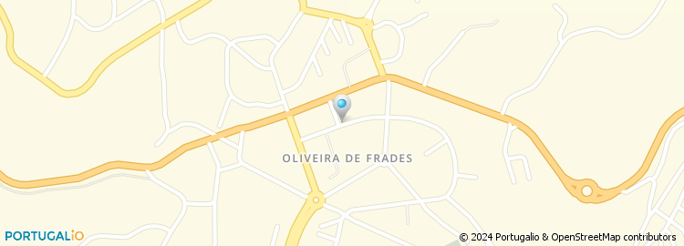 Mapa de Bombeiros Voluntarios de Oliveira de Frades