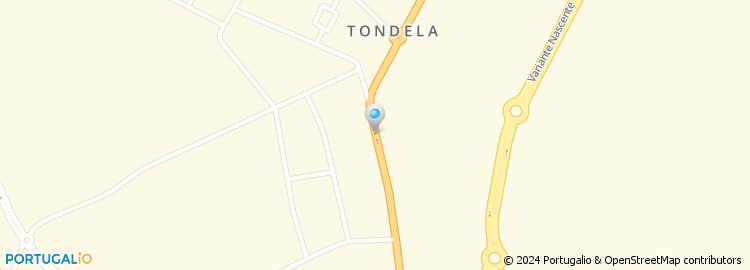 Mapa de Bombeiros Voluntarios de Tondela