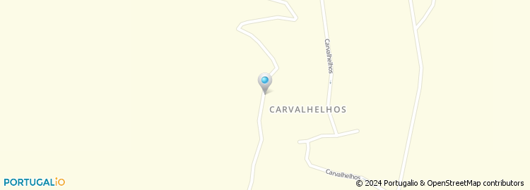 Mapa de Carvalhelhos