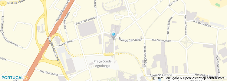 Mapa de Braga POP Hostel