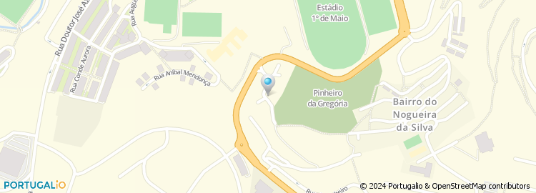Mapa de Avenida Doutor Viriato Amaral Nunes