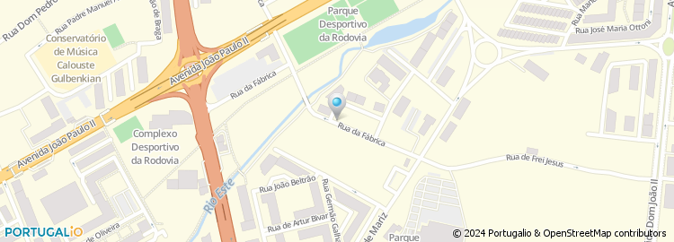 Mapa de Rua Complexo Desportivo