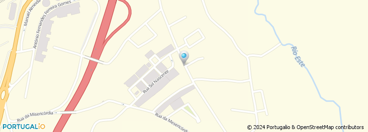 Mapa de Rua José Vidal da Costa