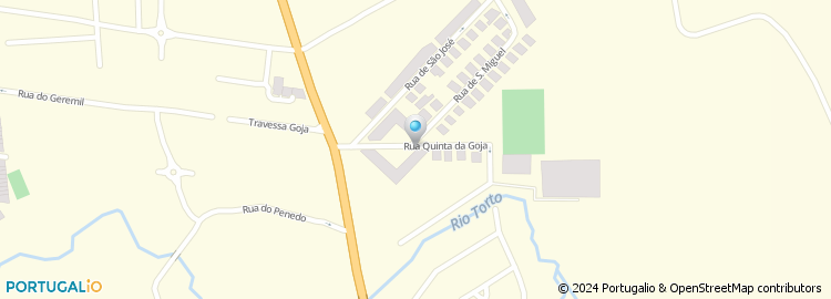 Mapa de Rua da Quinta da Goja