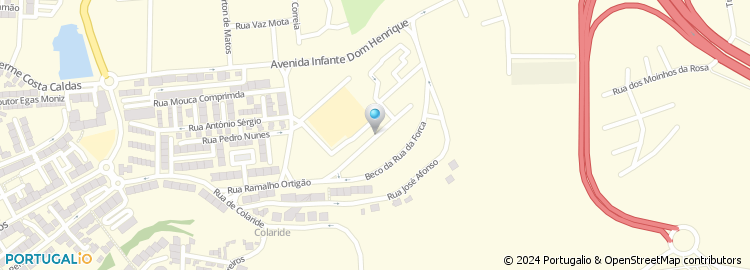 Mapa de Cafe Central de Alves & Neves, Lda