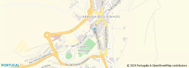 Mapa de Caixa de Credito Agricola Mutuo de Arruda dos Vinhos, C.R.L
