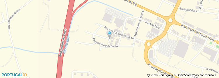 Mapa de Rua António Moreira Câmara