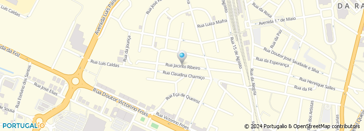 Mapa de Rua Jacinto Ribeiro