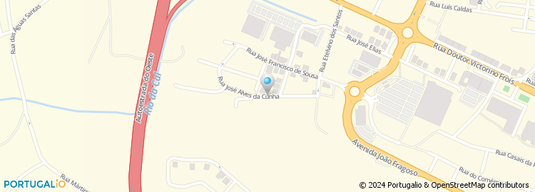 Mapa de Rua José Alves da Cunha