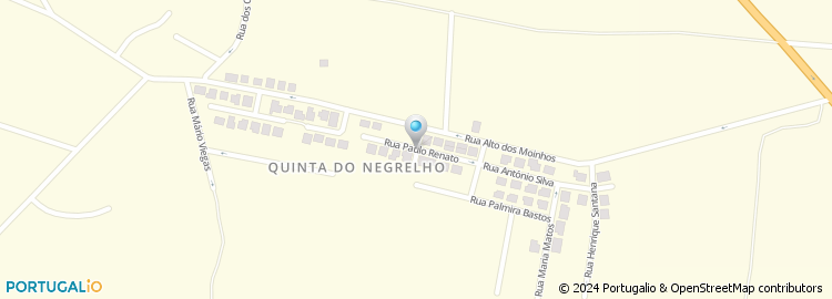 Mapa de Rua Paulo Renato