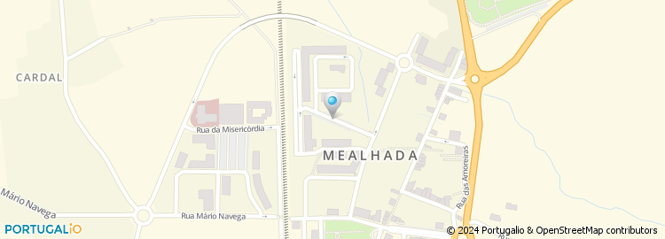 Mapa de Câmara Municipal da Mealhada