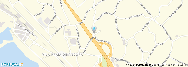 Mapa de Rua António Ramos