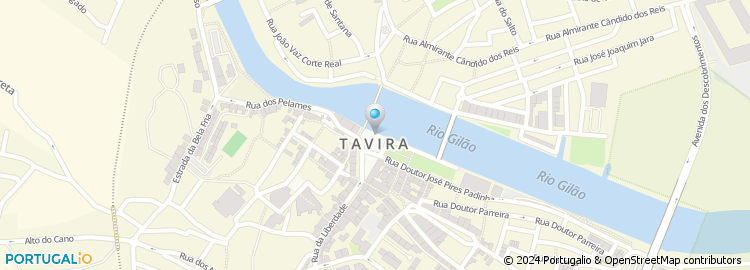Mapa de Canil Municipal de Tavira
