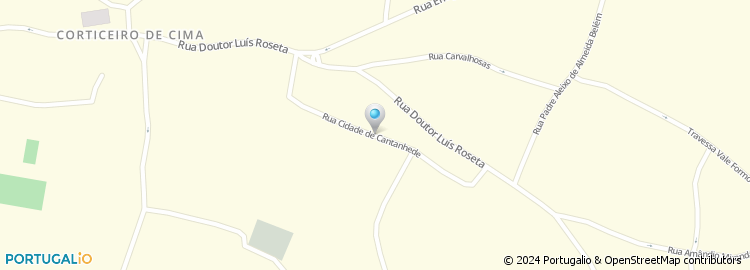 Mapa de Rua Cidade de Rio Maior