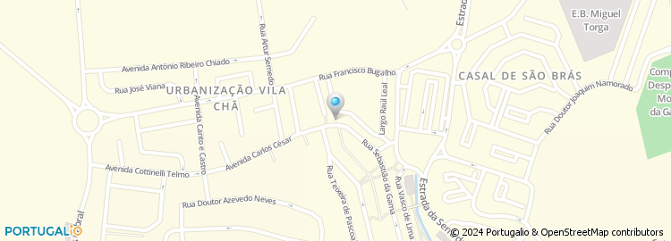 Mapa de Casa das Delicias, Snack Bar, Unip., Lda
