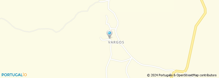 Mapa de Casa dos Vargos - Turismo Rural