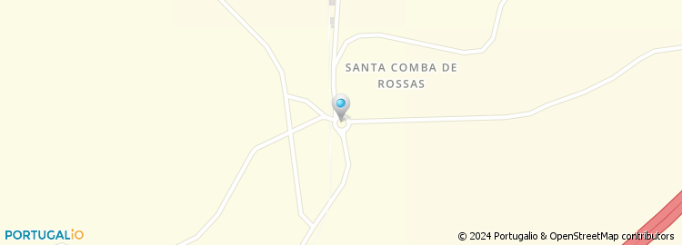 Mapa de Casa Entre Os Montes - Turismo Rural, Lda