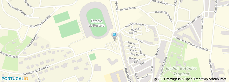 Mapa de Casa Pia Lisboa
