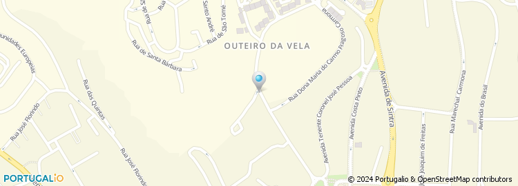 Mapa de Avenida Engenheiro António de Azevedo Coutinho