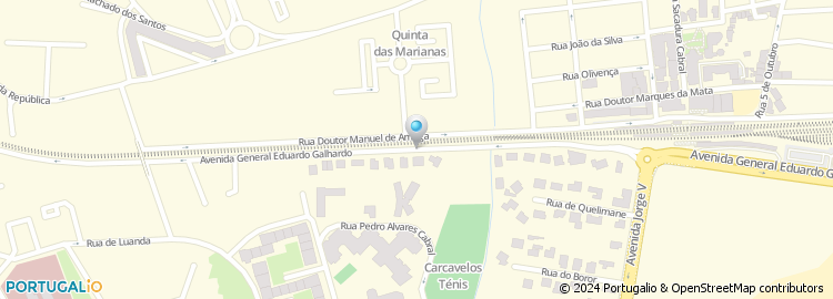 Mapa de Avenida General Eduardo Galhardo