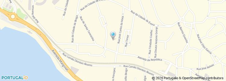 Mapa de Rua Doutor João Baptista Jacquet