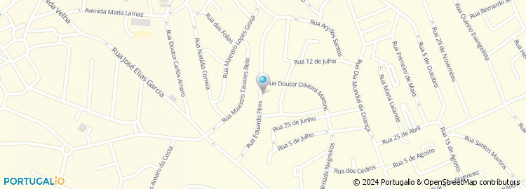 Mapa de Rua Eduardo Pires