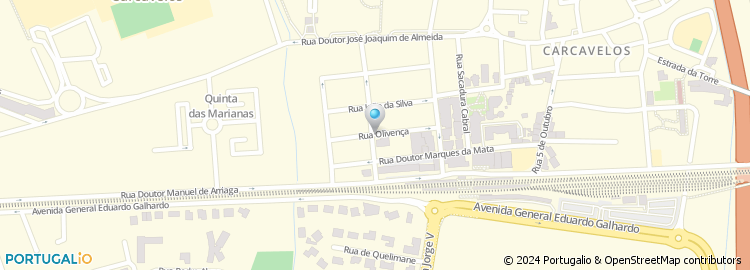 Mapa de Rua Engenheiro Oliveira Martins