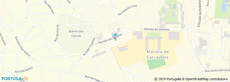Mapa de Rua Jaime Cortesão