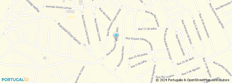 Mapa de Rua Maestro Tavares Belo