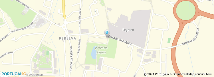 Mapa de Estrada da Alagoa