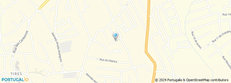 Mapa de Rua de São Tomé