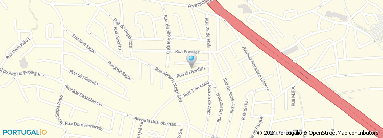 Mapa de Rua do Bonfim