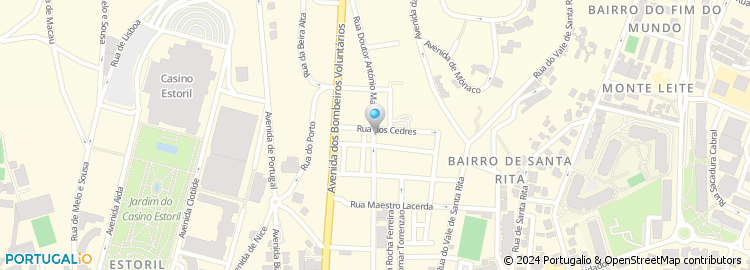 Mapa de Rua Doutor António Martins