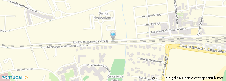 Mapa de Rua Doutor Manuel de Arriaga