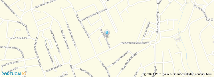 Mapa de Rua Hermínia Silva