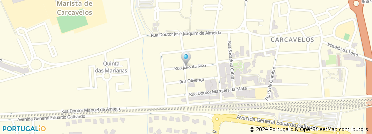 Mapa de Rua José de Melo Pereira de Vasconcelos