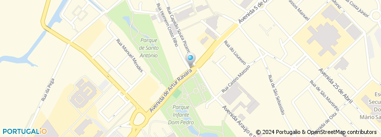 Mapa de Cascata Forum de Aveiro - Hotelaria, Lda