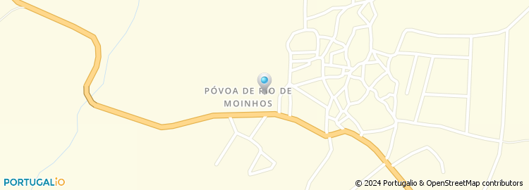 Mapa de Póvoa de Rio de Moinhos