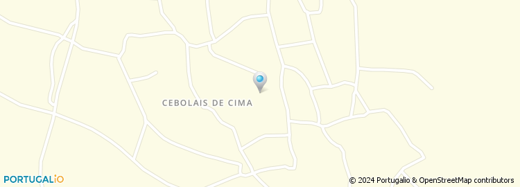 Mapa de Cebolais de Cima
