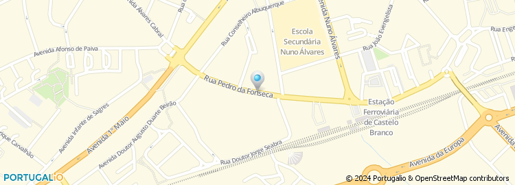 Mapa de Rua Pedro da Fonseca