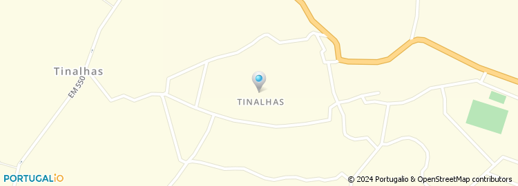 Mapa de Tinalhas